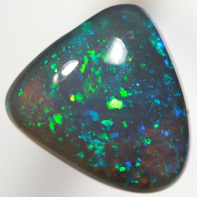 SOLID BLACK OPAL Double sided, sparkles on one side, rolling flashes on the other SEE VIDEOS